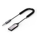 Ugreen Odbiornik dźwięku adapter audio Bluetooth 5.3 USB-3,5 mm mini jack (czarny) - 2719988