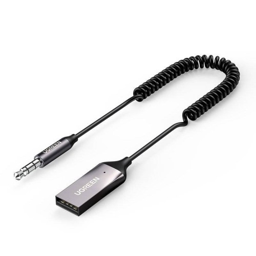 Ugreen Odbiornik dźwięku adapter audio Bluetooth 5.3 USB-3,5 mm mini jack (czarny) - 2719988