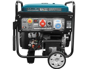Könner & Söhnen KS 15-1E 1/3 ATSR agregat prądotwórczy 11000 W 55 l Benzynowy Czarny, Morski