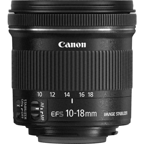 Canon EF-S 10-18mm f/4.5-5.6 IS STM SLR Ultra szeroki obiektyw Czarny - 2722526