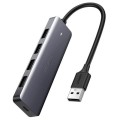 Ugreen Hub Adapter 4w1 USB do 4x USB 3.0+micro USB (szary) - 2722800
