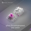 Dark Project ALU87A Daylight, G3MS Zircon Switch, RU klawiatura - 2722841