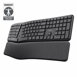 Klawiatura ergonomiczna TRUST Keyra multidevice wireless
