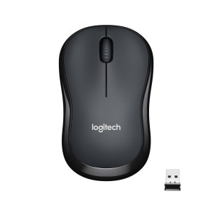 Mysz Logitech M220 Silent 910-004878 (optyczna; 1000 DPI; kolor czarny) (WYPRZEDAŻ)