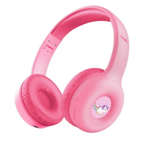 Słuchawki TRUST Nouna Wireless Kids pink - 2722987