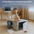 EXTRALINK SZAFA RACK WISZĄCA 6U 600X450 SZARA - 2723847