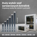 EXTRALINK SZAFA RACK WISZĄCA 15U 600X600 SZARA - 2723855