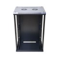 Extralink Szafa rack 18U 600x600 Czarna montowana na ścianie - 1199039