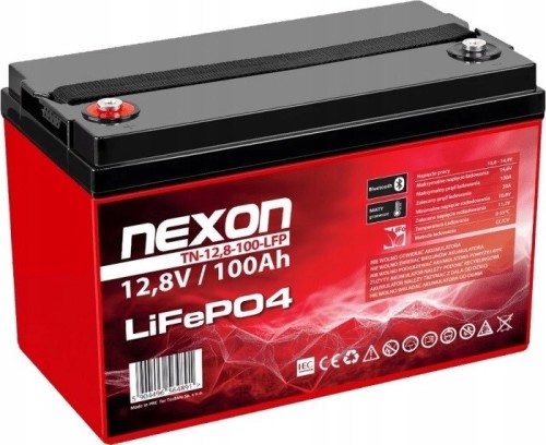 NEXON AKUMULATOR LIFEPO4 100AH 12,8V, BLUETOOTH (APLIKACJA) I MATA GRZEWCZA - 2725618