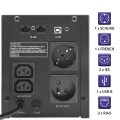 QOLTEC ZASILACZ AWARYJNY UPS LINE INTERACTIVE | MONOLITH | 2000VA | 1200W | LCD | USB (WYPRZEDAŻ) - 2677155