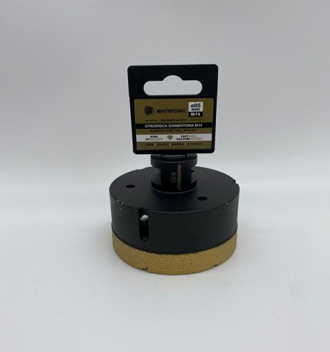 KORONA DIAMENTOWA M14  85mm WIERCENIE NA SUCHO /INDIAN PROFESSIONAL - 2698721