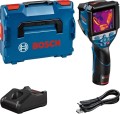 Bosch GTC 600 C Noise equivalent temperature difference (NETD) IR Czarny, Niebieski 256 x 192 px Wbudowany wyświetlacz LCD - 2700830