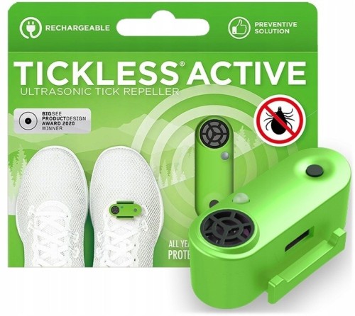 Odstraszacz kleszczy dla ludzi Tickless Active Green - 2676701