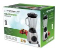 Blender kielichowy Esperanza Margarita EKM020 (500W; kolor czarny, kolor przeźroczysty, kolor stalowy) (WYPRZEDAŻ) - 2726451
