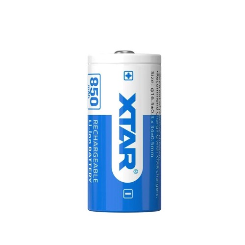 XTAR AKUMULATOR 16340/R-CR123 3,7V 850MAH LI-ION Z ZABEZPIECZENIEM 16340-850 - 2727690