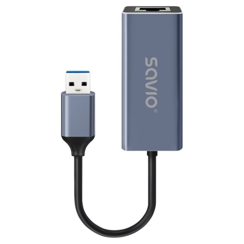 SAVIO ADAPTER USB-A - RJ-45 GIGABIT ETHERNET AK-83 - 2729339