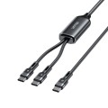 UNITEK KABEL USB-C 2W1 PD 100W SILIKON 1,8M - 2729777