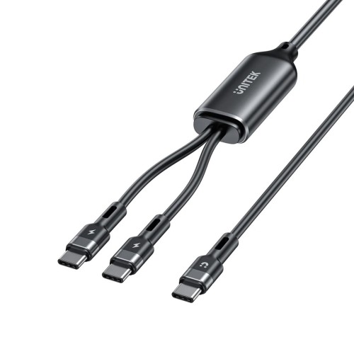 UNITEK KABEL USB-C 2W1 PD 100W SILIKON 1,8M - 2729777