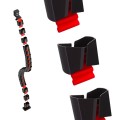 Maskownica do biurka, organizer kabli Nano RS125, 1345mm, czarno czerwony - 2716550