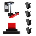 Maskownica do biurka, organizer kabli Nano RS125, 1345mm, czarno czerwony - 2716551