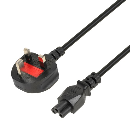 KABEL ZASILAJĄCY I-BOX DO NOTEBOOKÓW (KONICZYNKA) VDE 3X0,75MM MIEDŹ WTYCZKA UK - 2730305