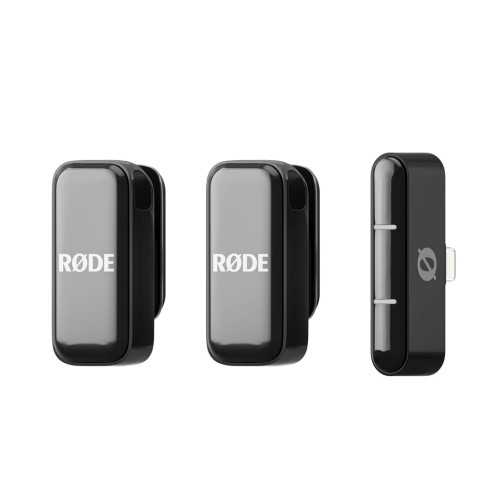 RODE Wireless Micro - 2-kanałowy cyfrowy system bezprzewodowy (Lightning, Czarny) - 2730440