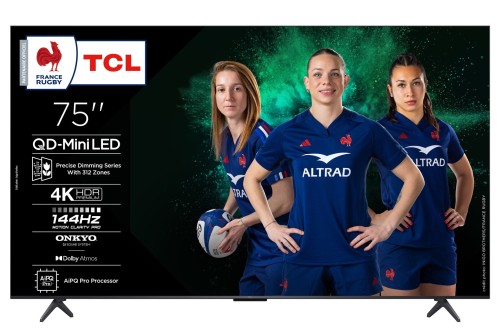 Telewizor TCL C6K 75C6K 190,5 cm (75") 4K Ultra HD Smart TV Wi-Fi Metaliczny - 2675676