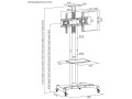 Art Mobilny stojak + uchwyt do TV 32-70 cali 45KG S-12 VESA 600x400 - 2736096