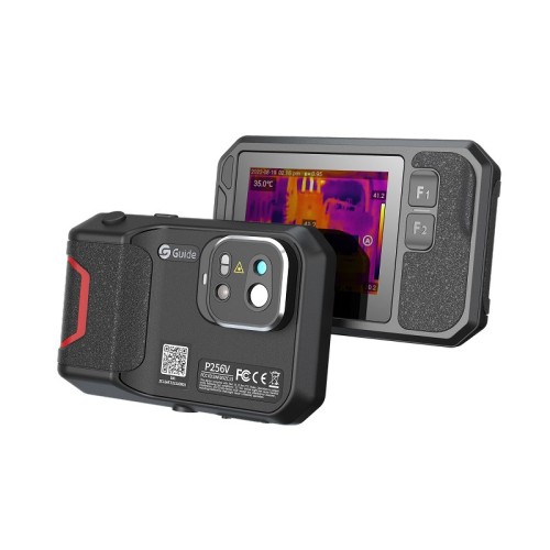 GUIDE SENSMART KIESZONKOWA KAMERA TERMOWIZYJNA USB-C, 256X192PX, -20°C DO 550°C, FOV 56°×48°, 3,5" LCD, LASER, 5MP PF210 - 2736195