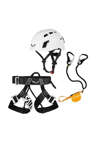 Zestaw via ferrata kit core/evo/toxo 3.0-black-yellow SALEWA - 2736365