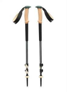 Kije trekkingowe Black Diamond Trail Cork Trekking Poles, laurel green