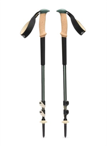 Kije trekkingowe Black Diamond TRAIL CORK TREKKING POLES - laurel green - 2734595