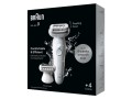 Depilator Braun Silk-épil 9 9-041, Srebrny, 40 pęset, MicroGrip, Bateria, 100 - 240 V, 50/60 Hz - 2738542