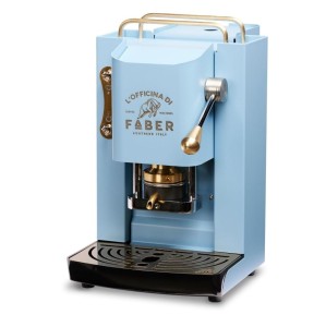 Ekspres do kawy Faber Pro Deluxe Torquoise & Brass ESE Pad