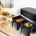 Frytkownica beztłuszczowa TEFAL DualEasy EY942HE0 - 2739021