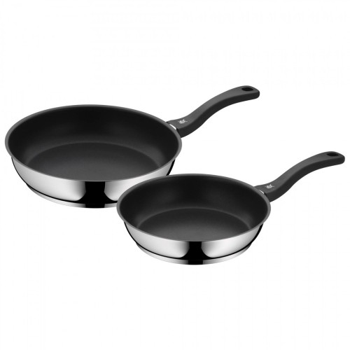 Zestaw garnków WMF ze stali nierdzewnej i plastiku, średnica 24 cm - 28 cm, 2 sztuki - 2739078