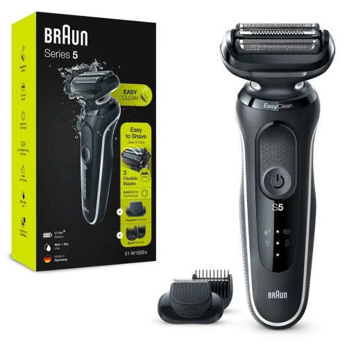 Braun Series 5 51-W1500s Golarka foliowa Przycinarka Czarny - 2739348