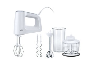 Braun MultiMix 3 HM 3137 - Mikser ręczny - Biały - 500 W - Tworzywo sztuczne - Stal nierdzewna - 75 mm