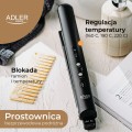 Prostownica do włosów ADLER AD 2327b czarna - 2740385