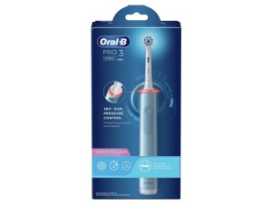 Szczoteczka do zębów Oral-B Pro 3 3000 Sensitive Clean niebieska wersja