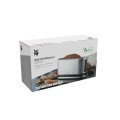 Toster WMF, 2 krążki, kolor srebrny, stal szlachetna, moc 900 W, napięcie wejściowe AC 220-240 V, częstotliwość 50/60 Hz, szerokość 366 mm, głębokość 110 mm, wysokość 156 mm - 2740946