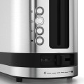 Toster WMF, 2 krążki, kolor srebrny, stal szlachetna, moc 900 W, napięcie wejściowe AC 220-240 V, częstotliwość 50/60 Hz, szerokość 366 mm, głębokość 110 mm, wysokość 156 mm - 2740944
