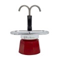 Zestaw ekspresu do kawy Bialetti Mini Express Magritte + 2 kubki do espresso - 2741120