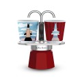 Zestaw ekspresu do kawy Bialetti Mini Express Magritte + 2 kubki do espresso - 2741119