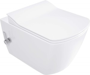 Miska WC z funkcją bidetu - z baterią mieszaczową