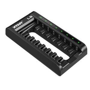 XTAR ŁADOWARKA DO AKUMULATORÓW R03 / AAA ORAZ R6 / AA LI-ION 1,5V / NIMH L8