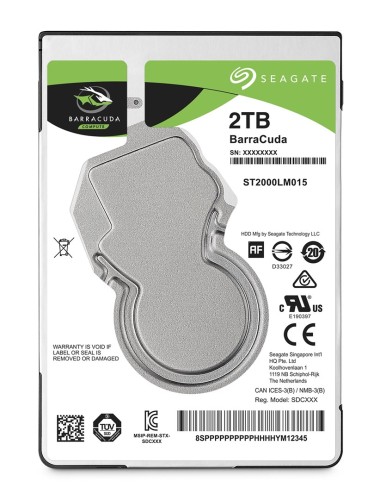 HDD SATA2.5" 2TB 5400RPM 128MB ST2000LM015 SEAGATE - 2742445