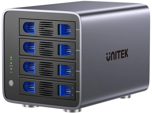 Unitek Obudowa RAID do dysku SATA 2.5''/3.5'' 8 trybów 80TB USB-C - 2742446