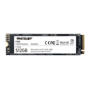 SSD Patriot P300 M.2 PCI-Ex4 NVMe 512GB 1,7GB/s (WYPRZEDAŻ)