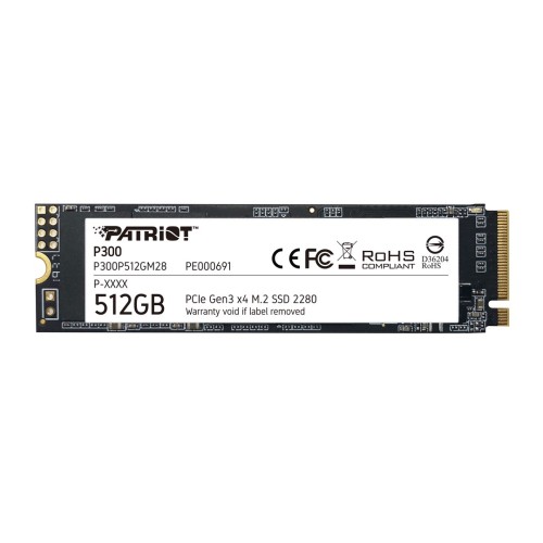 SSD Patriot P300 M.2 PCI-Ex4 NVMe 512GB 1,7GB/s (WYPRZEDAŻ) - 2742555